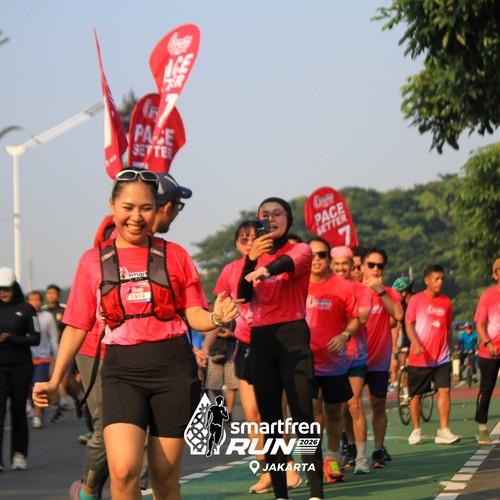 Race photo from SMARTFREN RUN 2026 VIBES