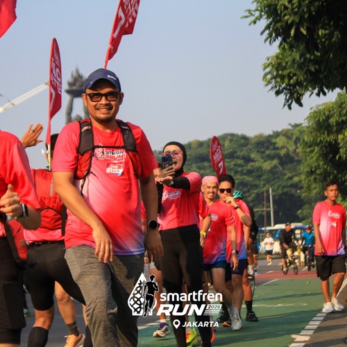 Race photo from SMARTFREN RUN 2026 VIBES