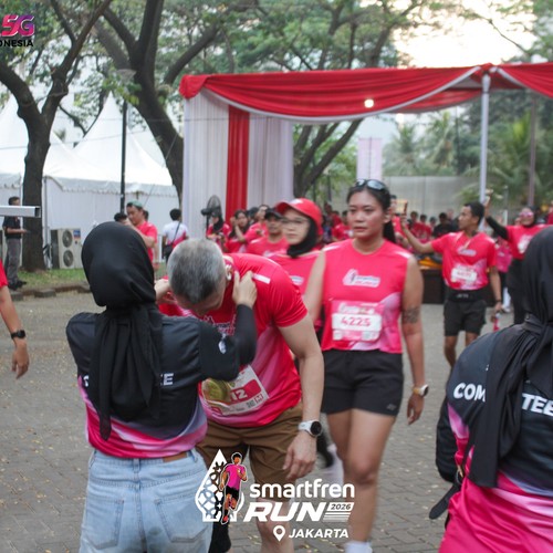 Race photo from SMARTFREN RUN 2026