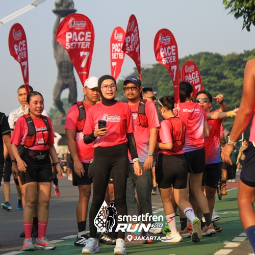 Race photo from SMARTFREN RUN 2026 VIBES