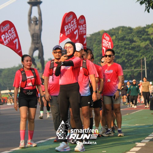 Race photo from SMARTFREN RUN 2026 VIBES