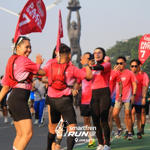 Race photo from SMARTFREN RUN 2026 VIBES