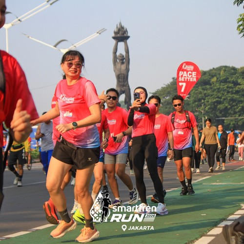 Race photo from SMARTFREN RUN 2026 VIBES