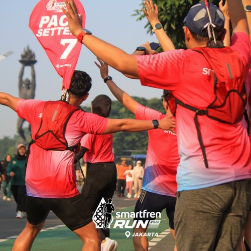 Race photo from SMARTFREN RUN 2026 VIBES