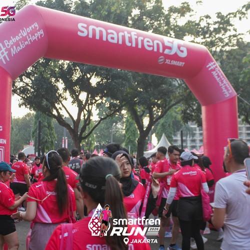 Race photo from SMARTFREN RUN 2026