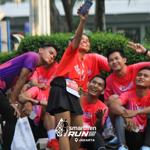 Race photo from SMARTFREN RUN 2026 VIBES