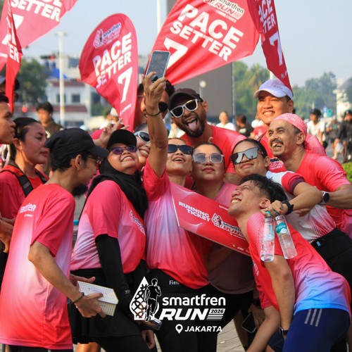 Race photo from SMARTFREN RUN 2026 VIBES
