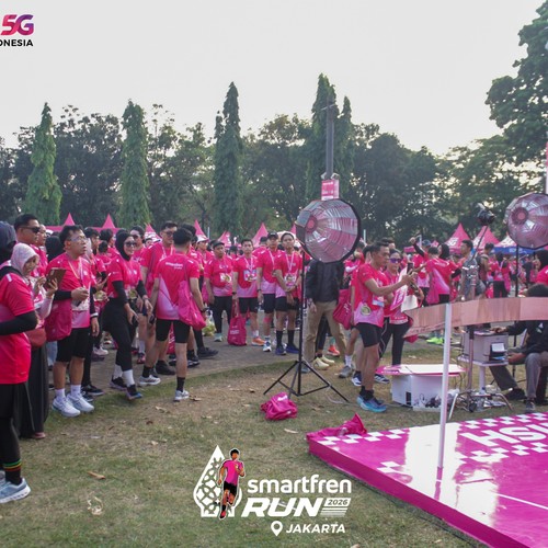 Race photo from SMARTFREN RUN 2026