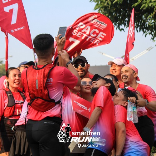Race photo from SMARTFREN RUN 2026 VIBES