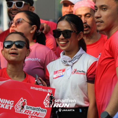 Race photo from SMARTFREN RUN 2026 VIBES