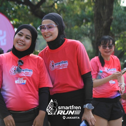 Race photo from SMARTFREN RUN 2026 VIBES