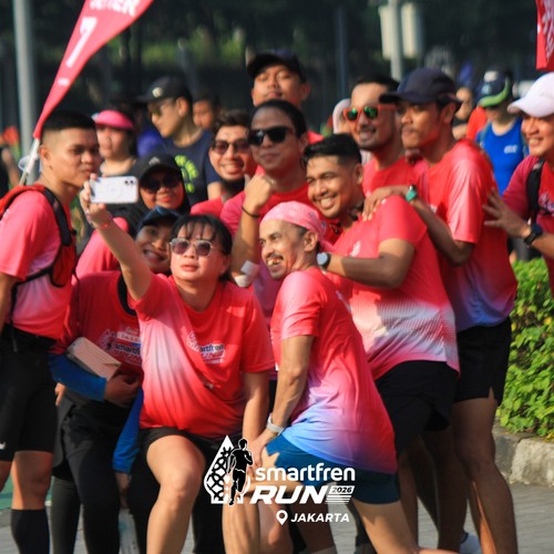 Race photo from SMARTFREN RUN 2026 VIBES