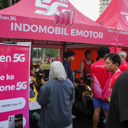 Race photo from SMARTFREN RUN 2026
