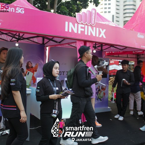Race photo from SMARTFREN RUN 2026