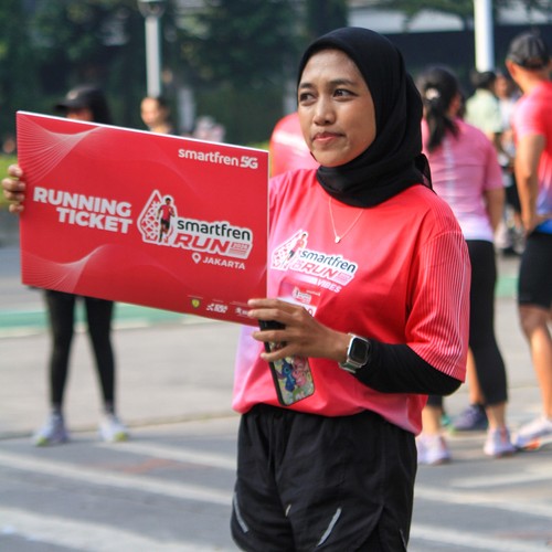 Race photo from SMARTFREN RUN 2026 VIBES