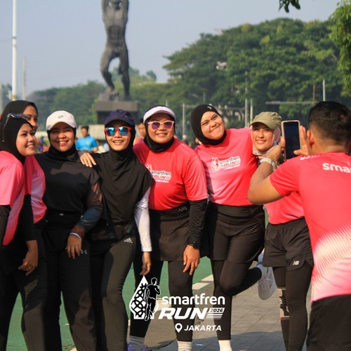 Race photo from SMARTFREN RUN 2026 VIBES