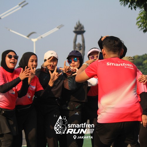 Race photo from SMARTFREN RUN 2026 VIBES