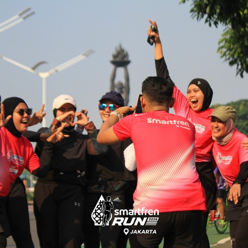 Race photo from SMARTFREN RUN 2026 VIBES