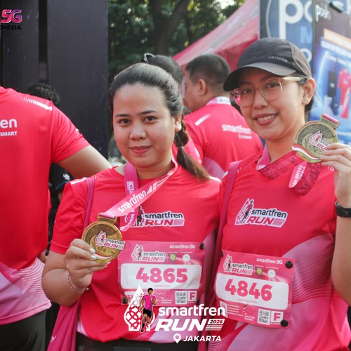 Race photo from SMARTFREN RUN 2026