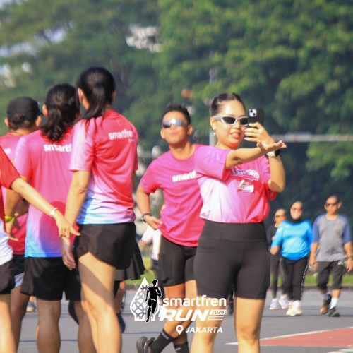 Race photo from SMARTFREN RUN 2026 VIBES