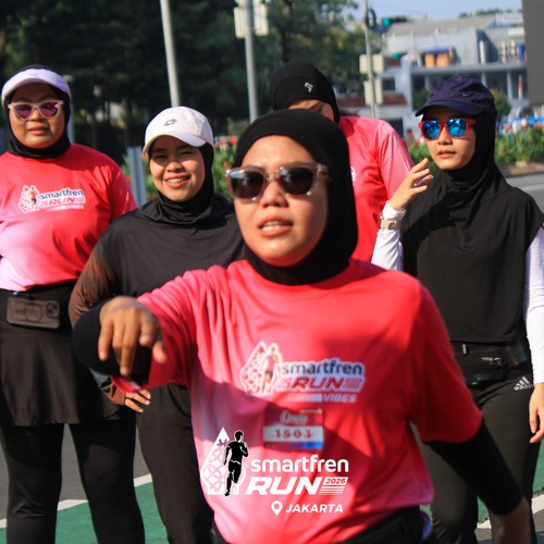 Race photo from SMARTFREN RUN 2026 VIBES