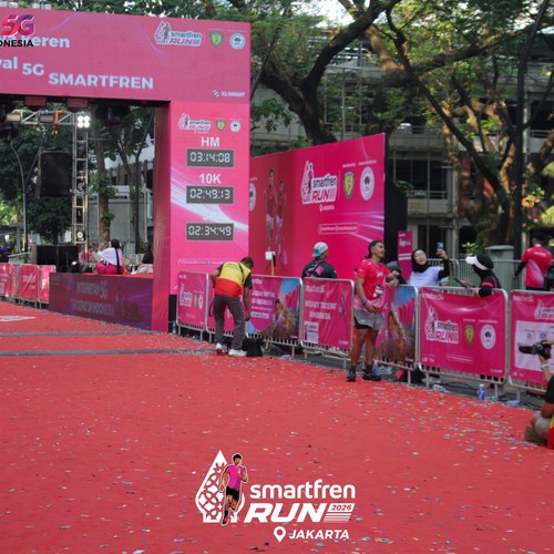 Race photo from SMARTFREN RUN 2026