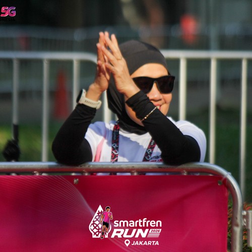Race photo from SMARTFREN RUN 2026