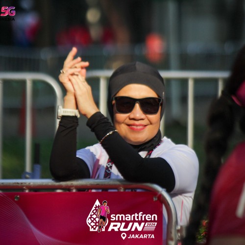 Race photo from SMARTFREN RUN 2026