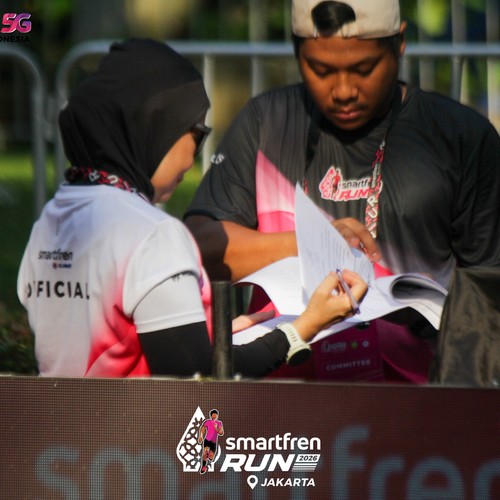 Race photo from SMARTFREN RUN 2026