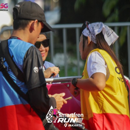 Race photo from SMARTFREN RUN 2026