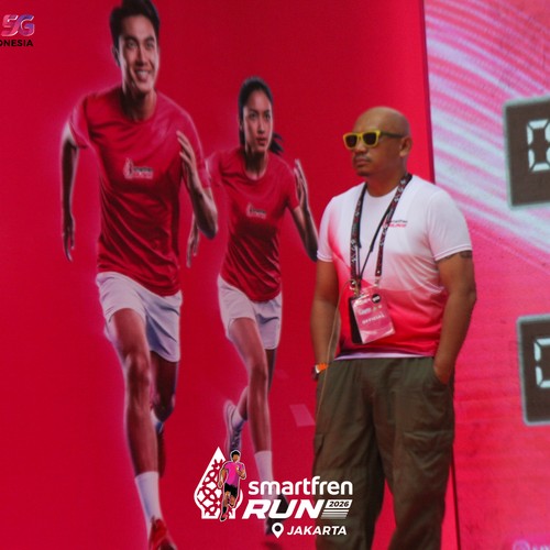 Race photo from SMARTFREN RUN 2026