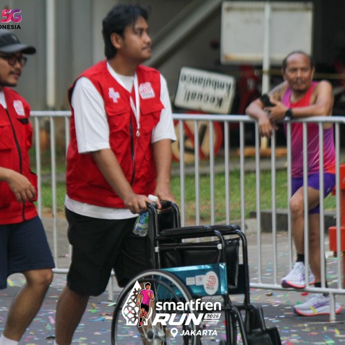Race photo from SMARTFREN RUN 2026