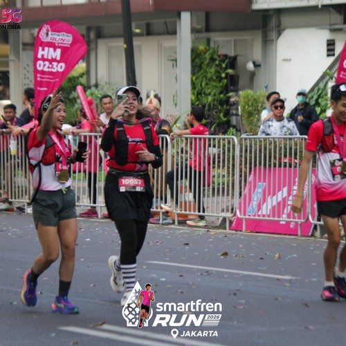 Race photo from SMARTFREN RUN 2026