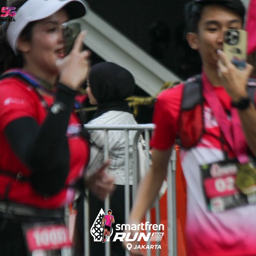 Race photo from SMARTFREN RUN 2026