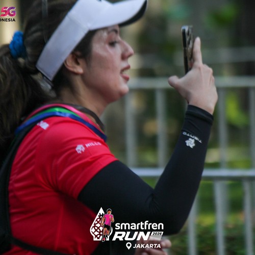 Race photo from SMARTFREN RUN 2026