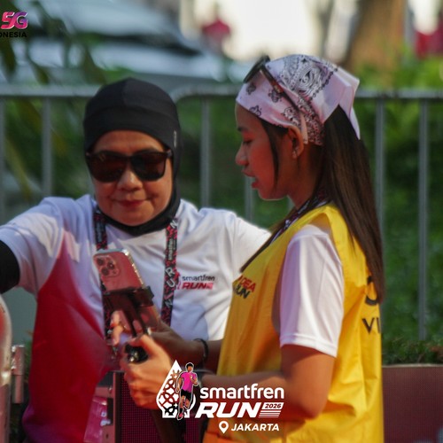 Race photo from SMARTFREN RUN 2026