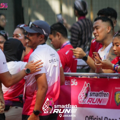 Race photo from SMARTFREN RUN 2026