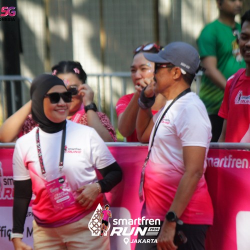 Race photo from SMARTFREN RUN 2026