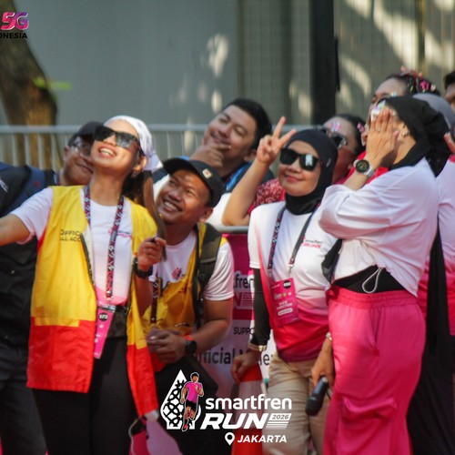Race photo from SMARTFREN RUN 2026