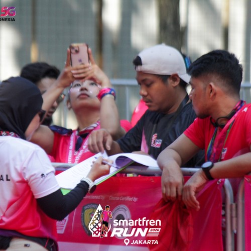 Race photo from SMARTFREN RUN 2026