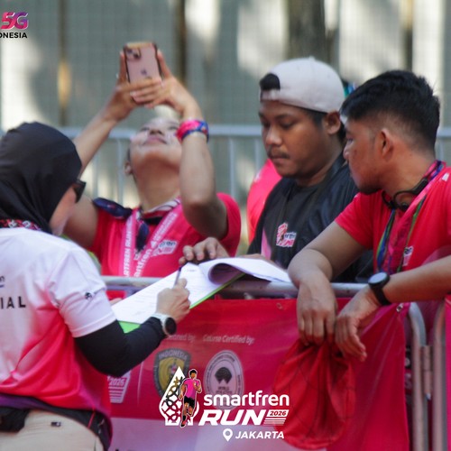 Race photo from SMARTFREN RUN 2026