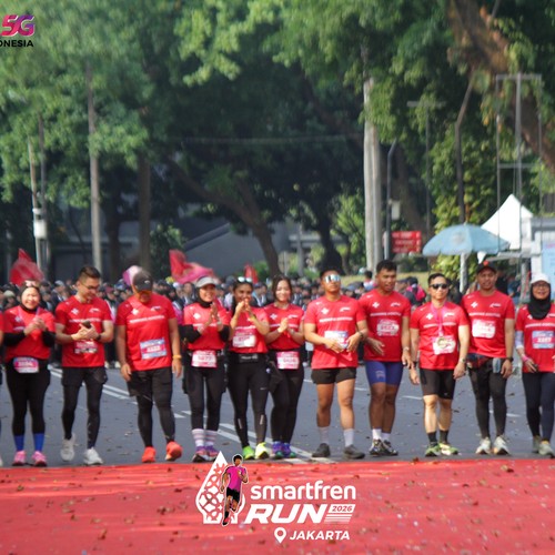 Race photo from SMARTFREN RUN 2026