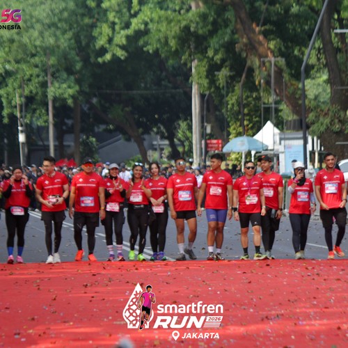 Race photo from SMARTFREN RUN 2026