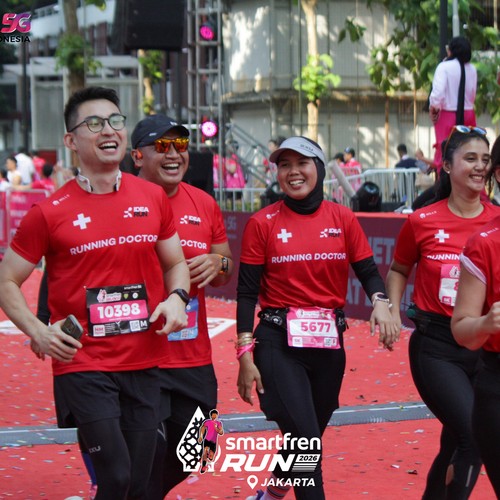 Race photo from SMARTFREN RUN 2026