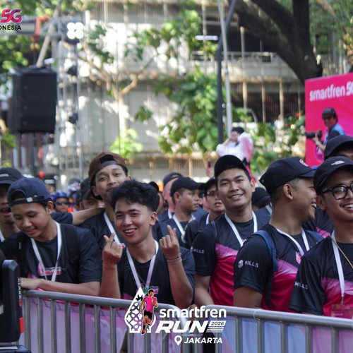 Race photo from SMARTFREN RUN 2026