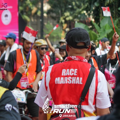 Race photo from SMARTFREN RUN 2026
