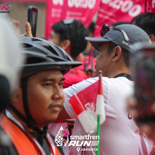Race photo from SMARTFREN RUN 2026
