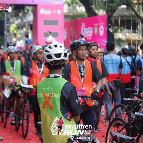 Race photo from SMARTFREN RUN 2026