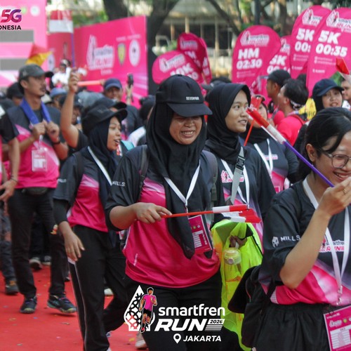 Race photo from SMARTFREN RUN 2026