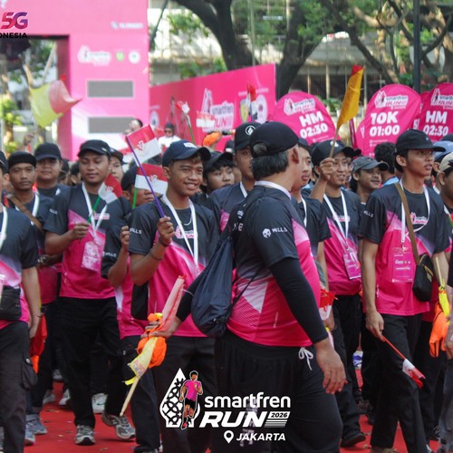 Race photo from SMARTFREN RUN 2026